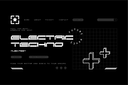 Clovyz - Futuristic Display Font, a Sans Serif Font by Typeagle (Thumbnail 5 of 11)