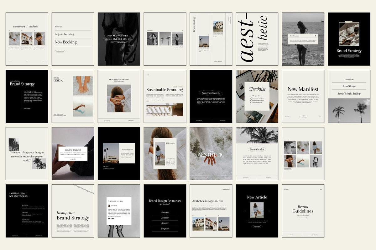 Instagram Aesthetic Canva Template, a Social Media Template by Mia Branding Studio (Photo 5 of 5)