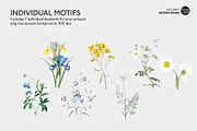 Fresh florals, Pattern print design, a Pattern Graphic by VOVU Studio (Thumbnail 5 of 10)