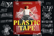 30 Isolated Clear Plastic Tape Piece, an Object Graphic by smishura (Thumbnail 1 of 5)