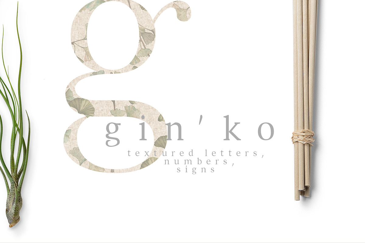 GIN'KO Textured Watercolor Graphics, an Object Graphic by studioequinox (Photo 3 of 9)