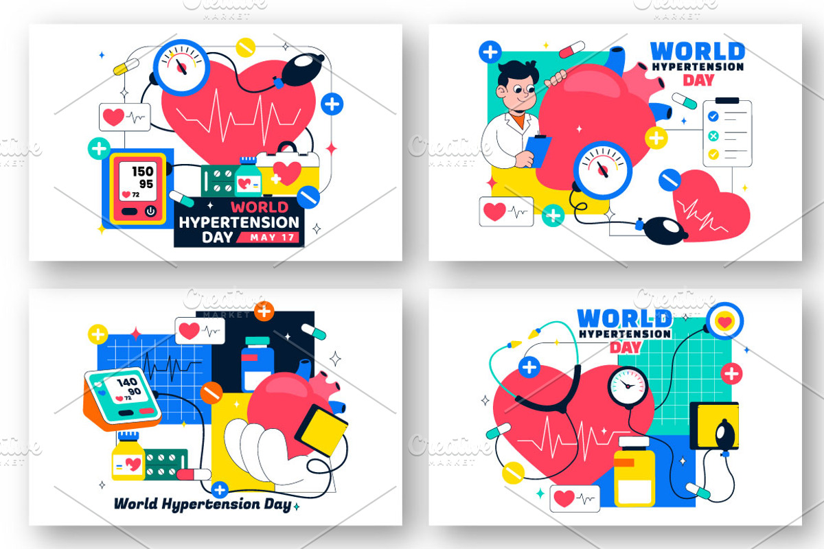 10 World Hypertension Day, a Healthcare Illustration by denayunebgt (Photo 3 of 4)