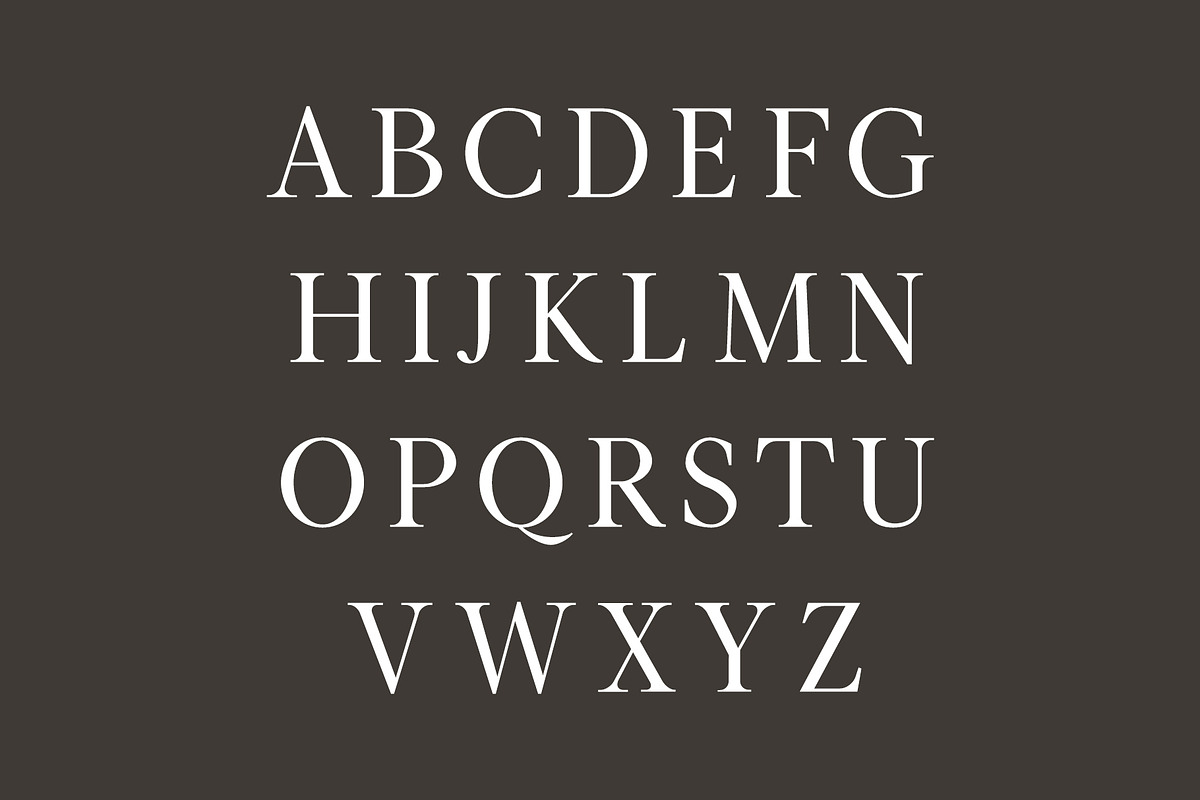 Hughe Serif Font Family preview 2