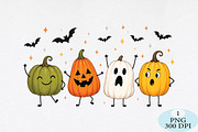 Cute Halloween Pumpkin PNG, a Seasonal Illustration by Daily.Designs (Thumbnail 1 of 5)