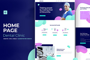 Dental Center - Elementor Pro Layout