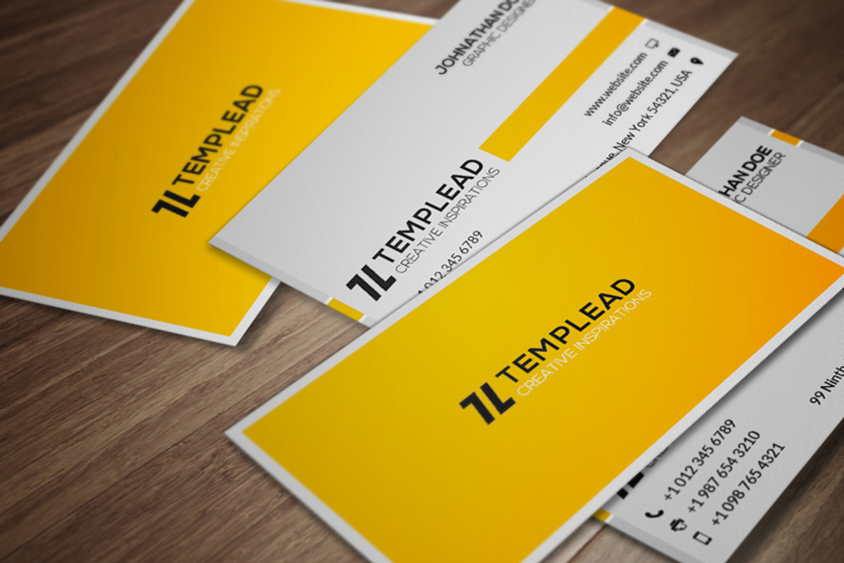 Corporate Business Card CM107, a Business Card Template by annozio (Photo 1 of 4)