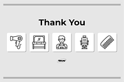 Barbershop Icons, an Outline Icon by Tekuni (Thumbnail 6 of 6)