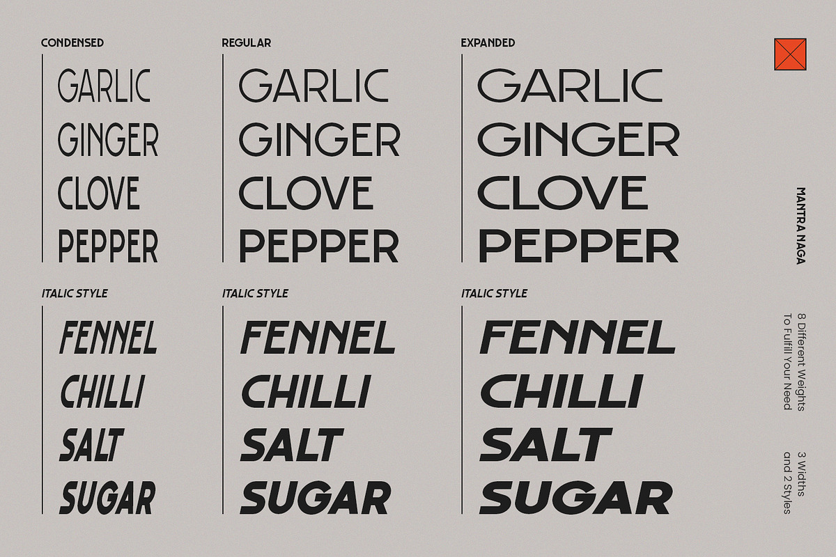 MN Grissee - Sans Serif Font Family, a Sans Serif Font by Mantra Naga (Photo 12 of 16)