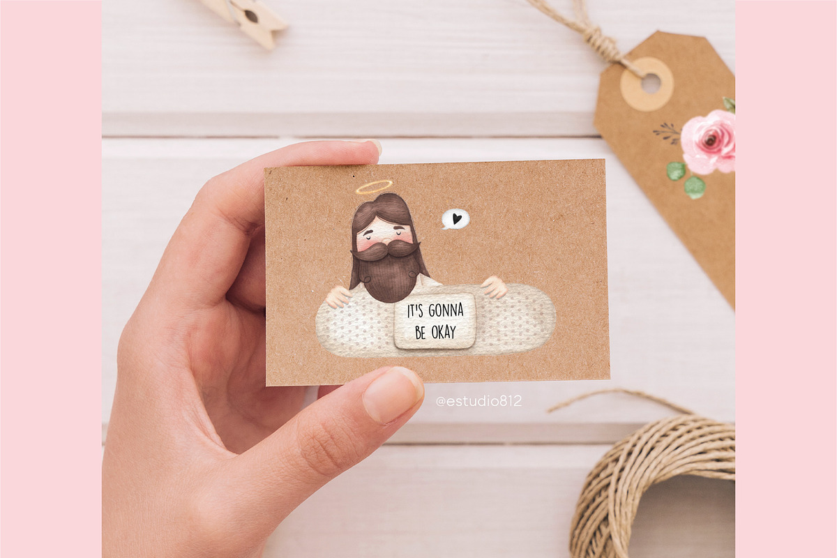 Jesus clipart, an Illustration by Estudio 812 (Photo 8 of 9)