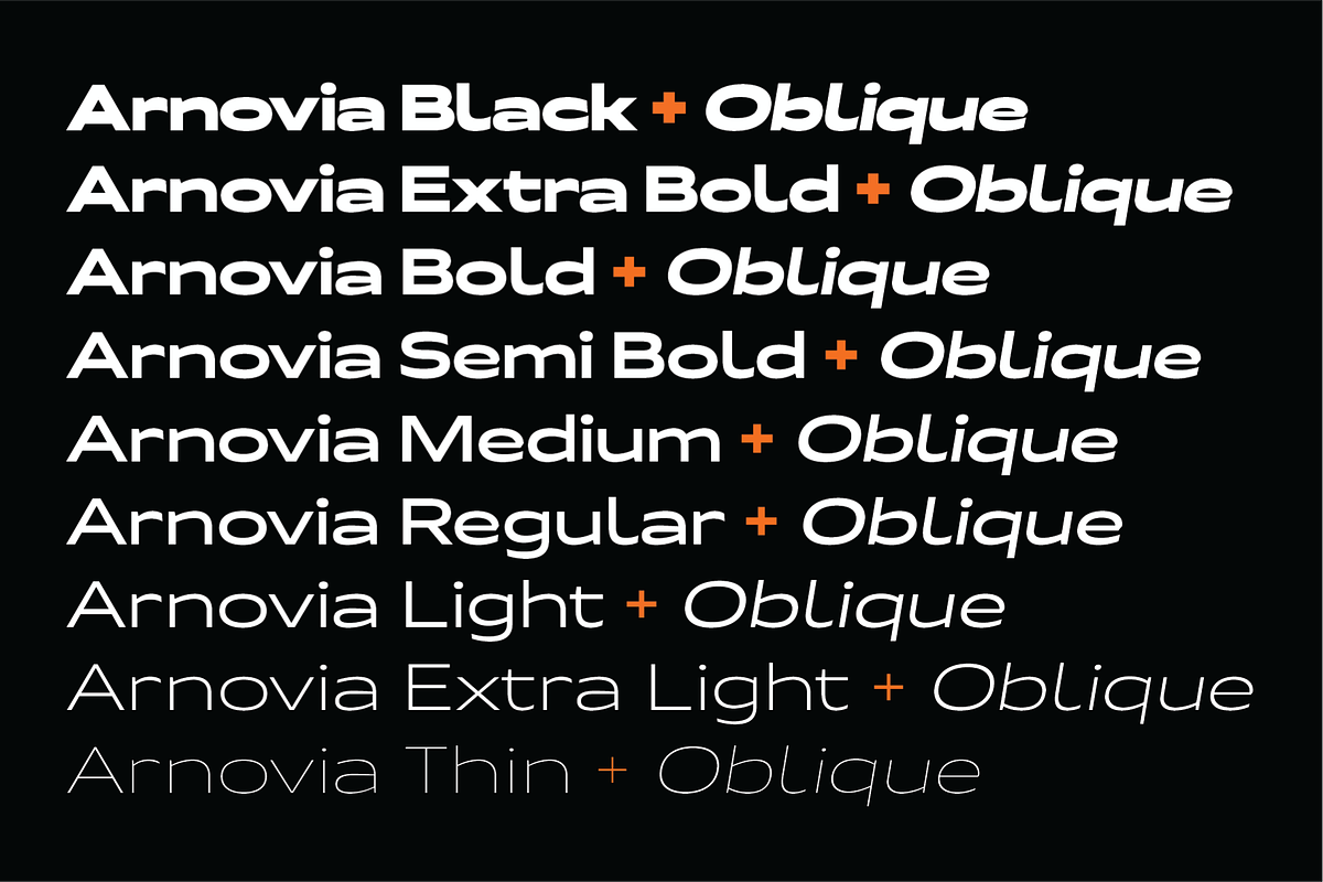 Arnovia Expanded, a Sans Serif Font by Ainun Jinan (Photo 2 of 10)