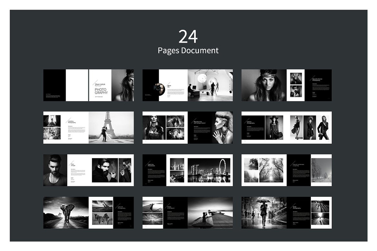 Photography Portfolio BUNDLE, a Brochure Template by adekfotografia (Photo 27 of 27)