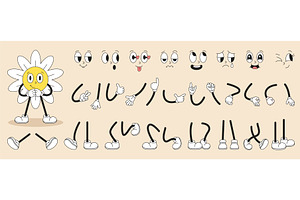 Daisy character constructor. Groovy, an Object Illustration by Valerie Bodnar