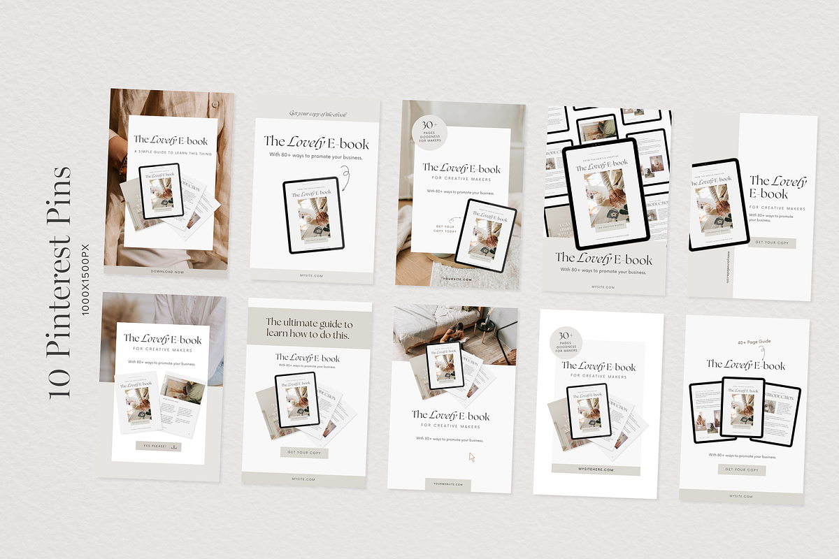 Ebook Marketing Graphics Template, a Marketing Template by Tabitha Emma (Photo 5 of 8)