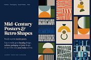 Mid-Century Posters & Retro Shapes 1, a Graphic by LEROY Design (Thumbnail 1 of 10)