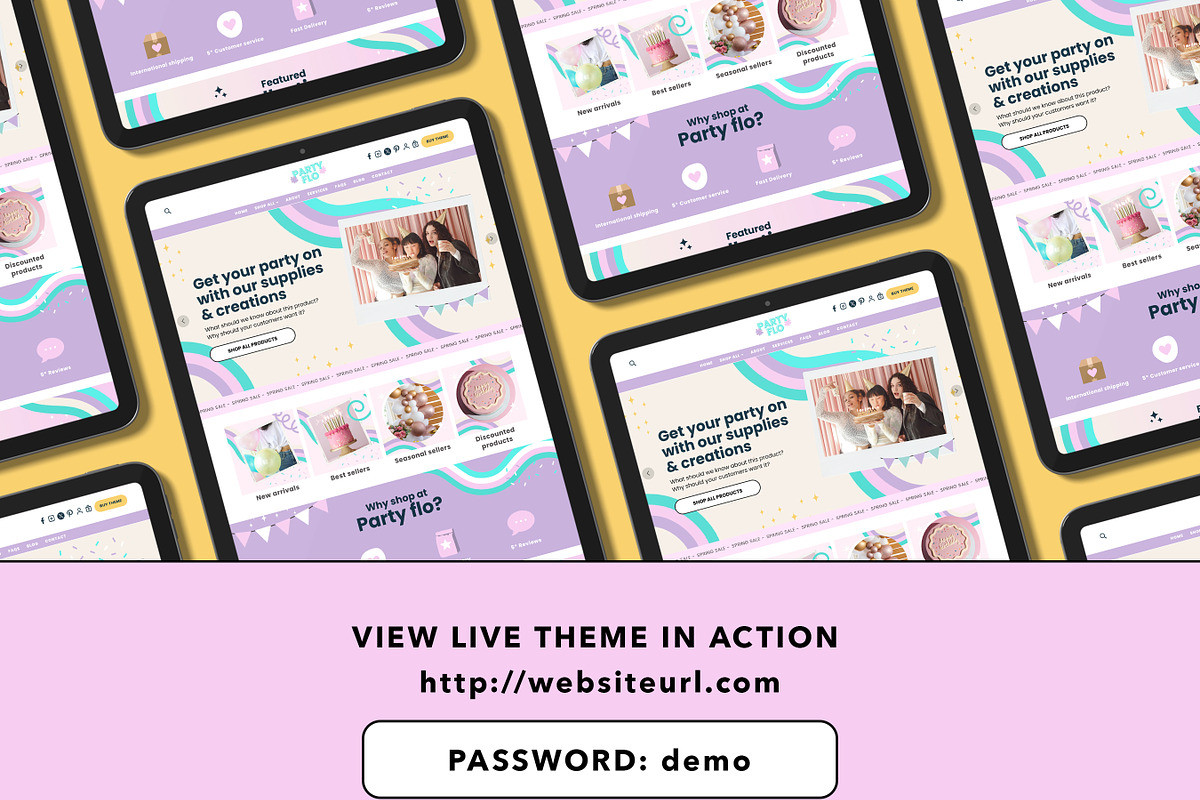 Balloon Shopify Website Theme, a Shopify Template by Template Twist Shop (Photo 2 of 9)