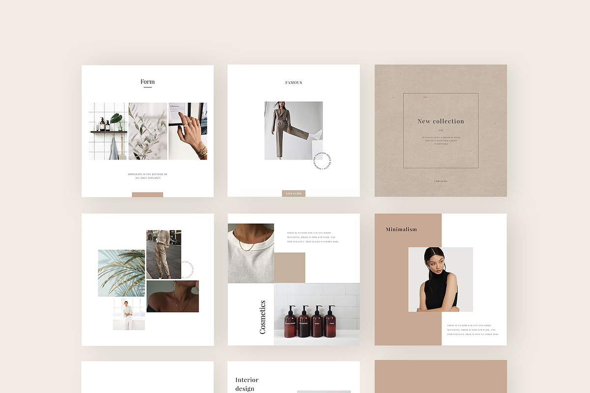 Minimalism - social media template, a Social Media Template by Digital Breath templates (Photo 3 of 5)