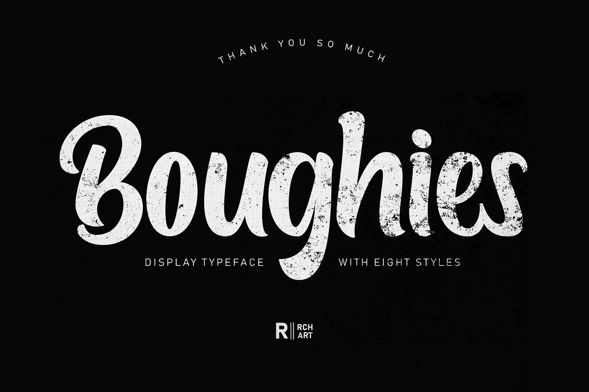 Boughies Typeface, a Serif Font by Rochart (Photo 13 of 14)