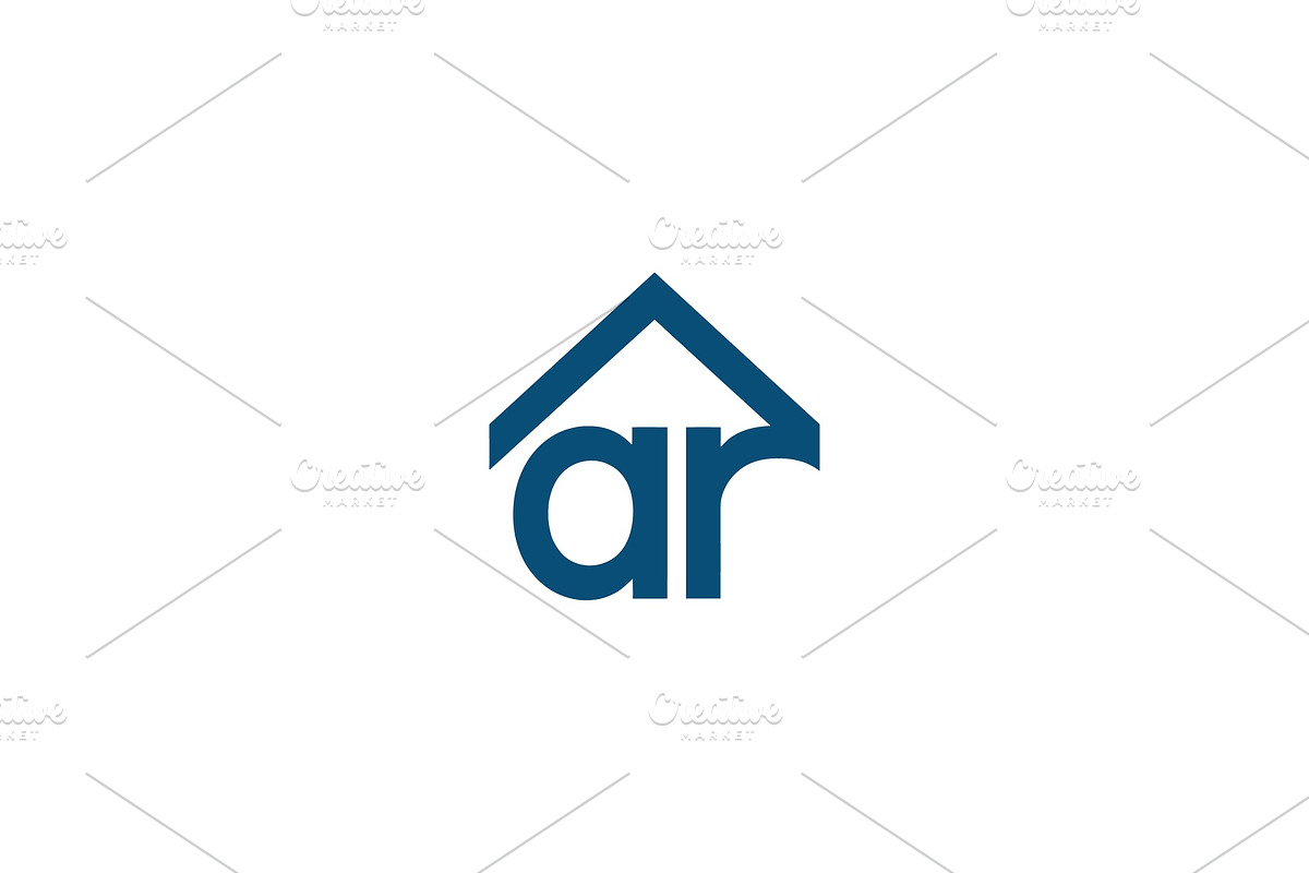 AR Letter House Logo Design RA, a Branding & Logo Template by Vectorium Studio (Photo 2 of 2)
