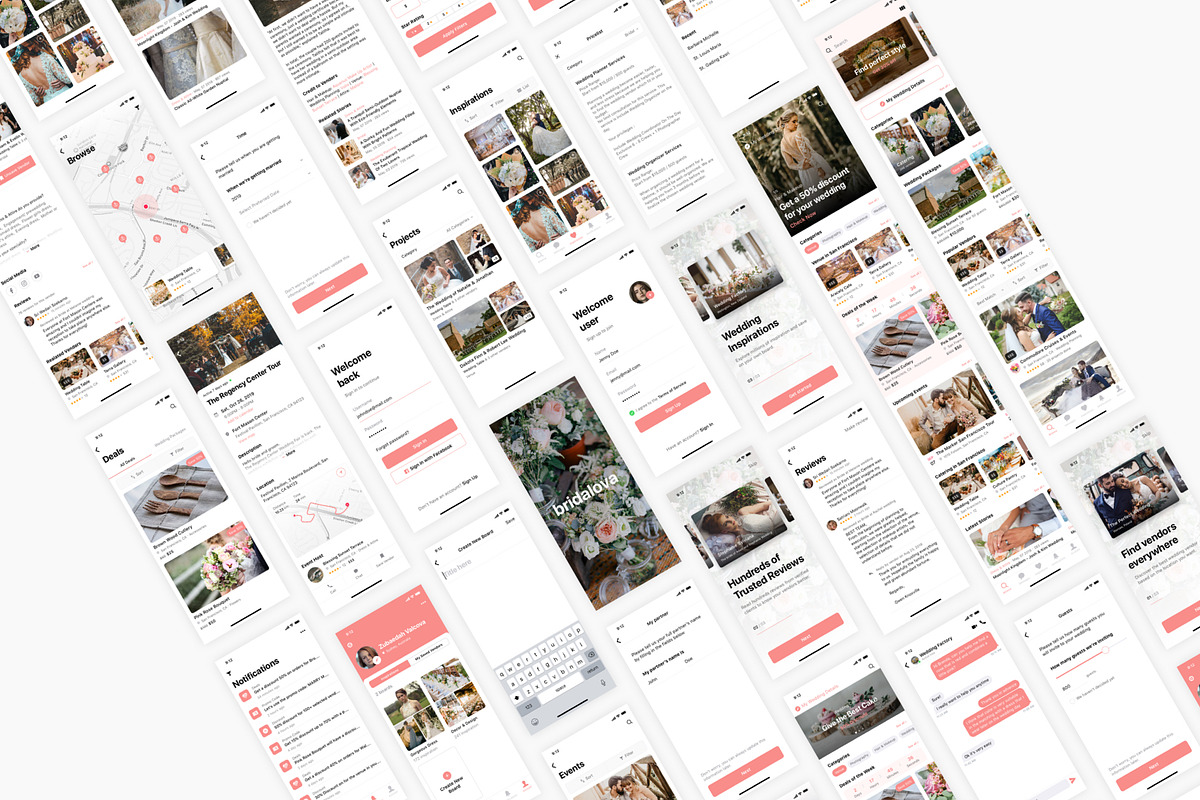 Wedding Planner & Organizer App, an UI Kit Template by flr.24 (Photo 2 of 2)