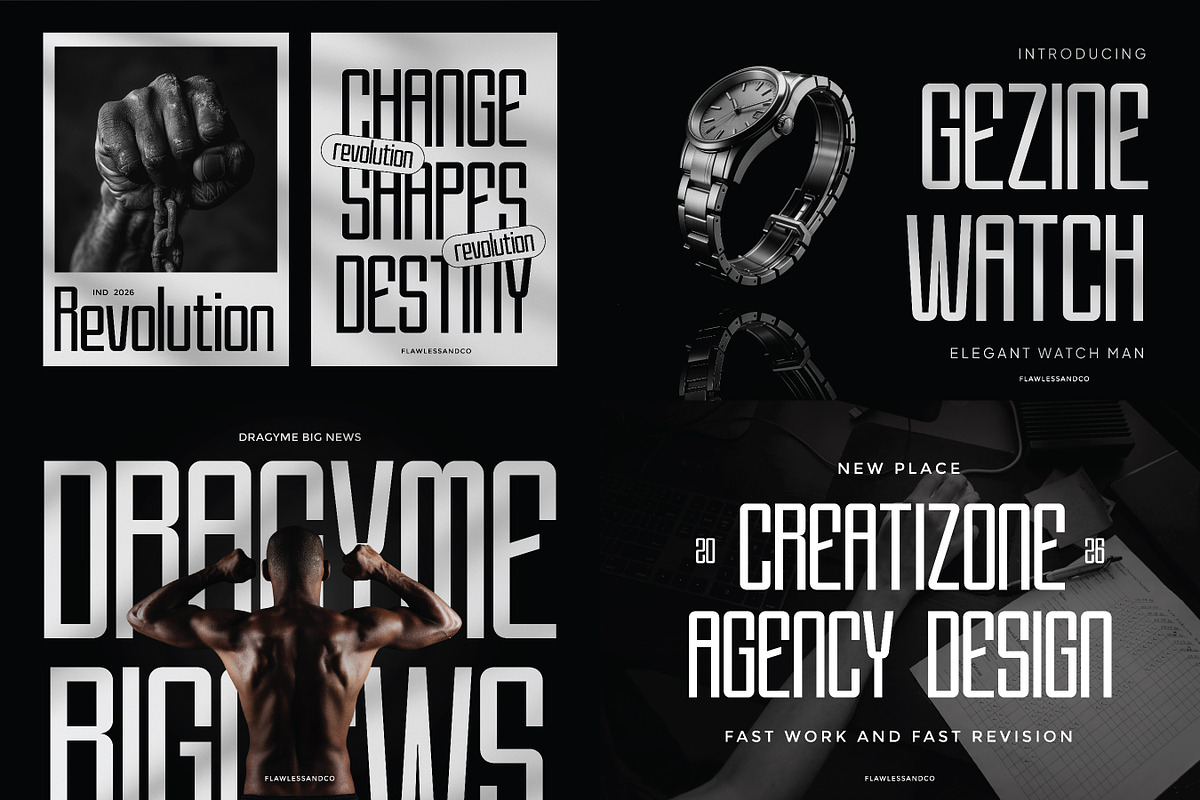 Modern Corporate Font Bundle, a Sans Serif Font by Flawless And Co (Photo 7 of 11)