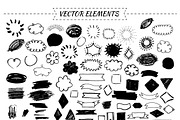200+ hand drawn catchwords, elements, a Decorative Illustration by Mallinka (Thumbnail 3 of 4)