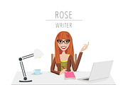 Writer / Blogger Portrait Creator, a Person Illustration by Lauren Lesley Studio (Thumbnail 28 of 33)