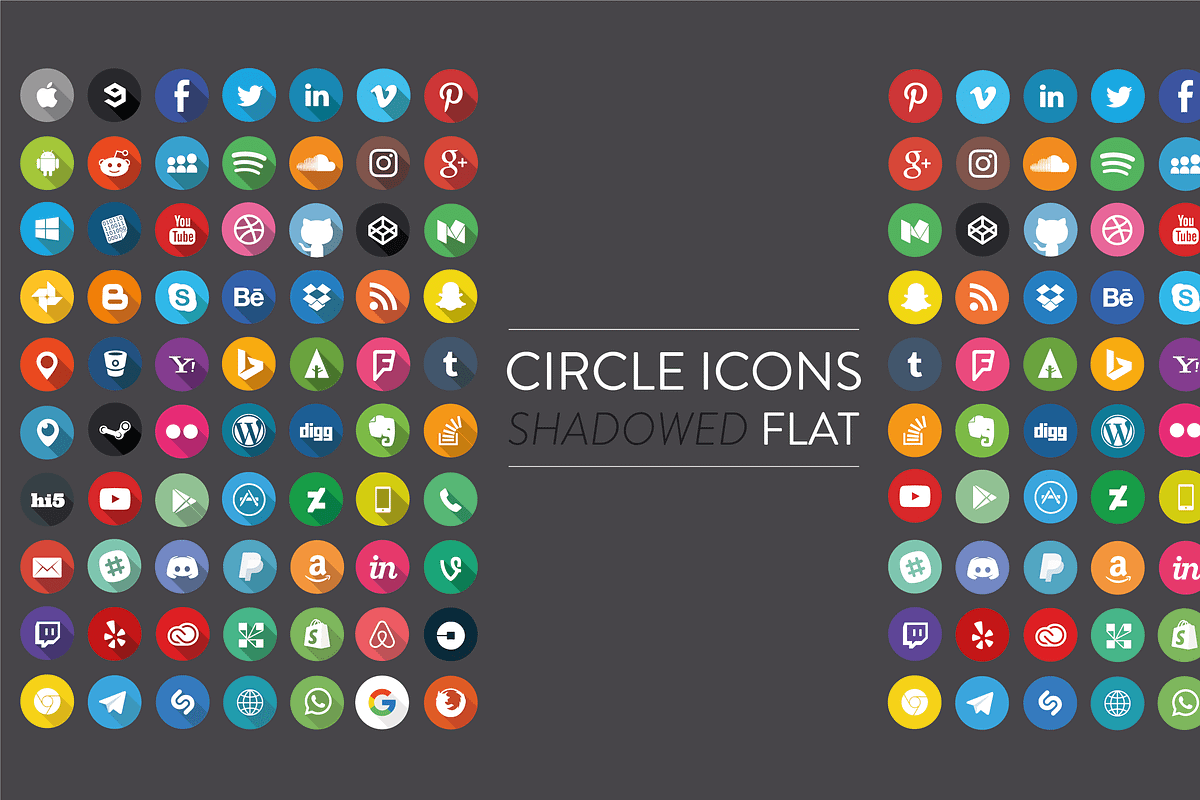 Social Media Icons, a Social Media Template by RobertvanHaaren (Photo 3 of 8)