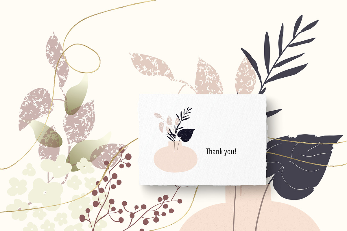 Autumn botanical abstract background, an Object Graphic by yana.tasha (Photo 9 of 9)