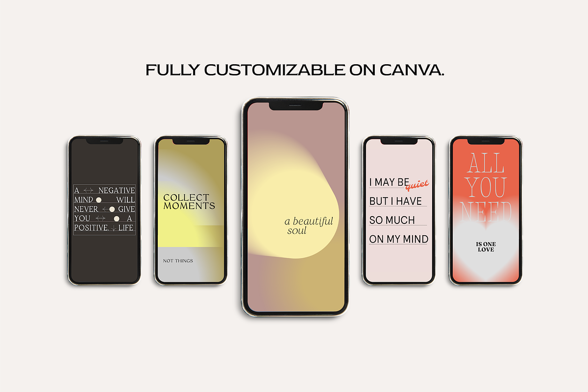 Quote Aesthetics CANVA PS, a Social Media Template by Kimo Studio (Photo 6 of 14)