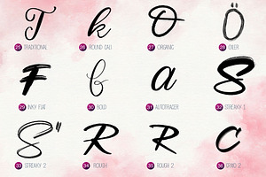 Procreate 5 Lettering Brushes