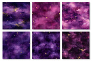 Starry Purple Skies Digital Paper, a Texture Graphic by Dream Creation (Thumbnail 3 of 6)