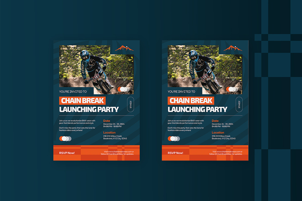 Chain Break - Event Invitation, an Invitation Template by StreaksideStd (Photo 2 of 3)