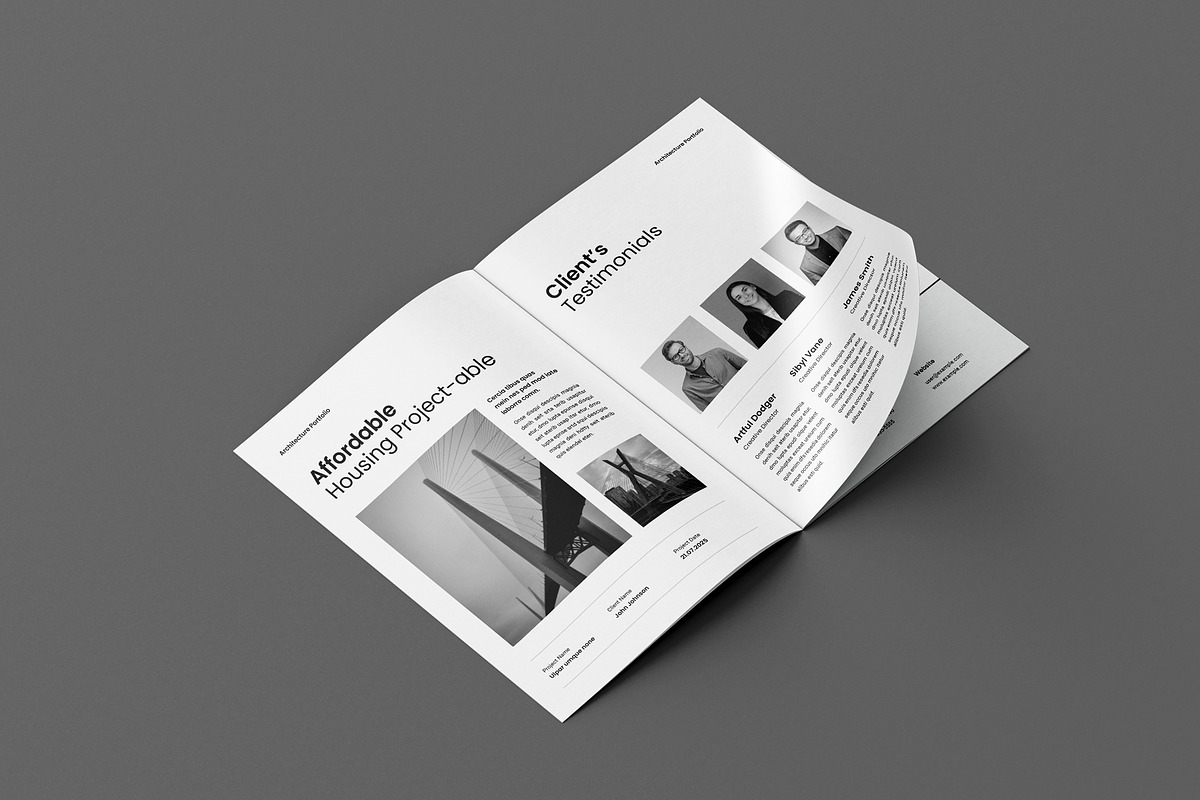 Architecture Portfolio Layout preview 8