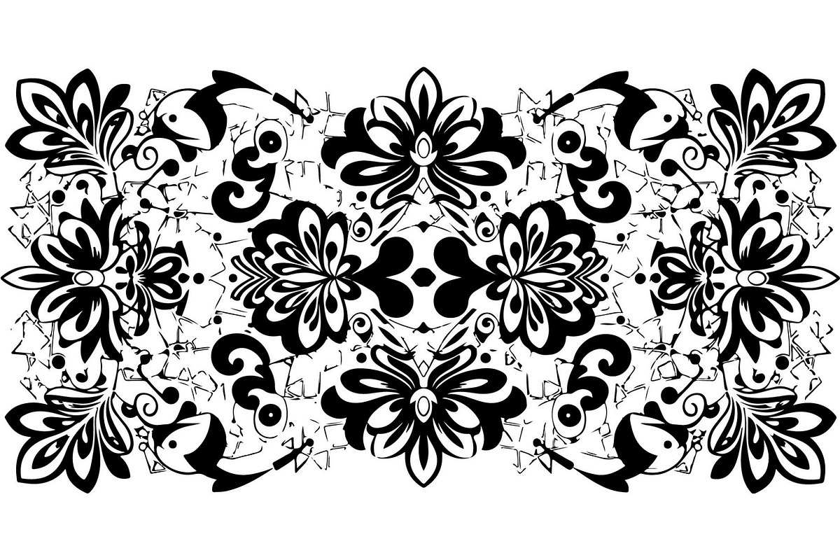 Decorative Mandala Panel Vector Set, a Decorative Illustration by Designer_Momina (Photo 11 of 21)
