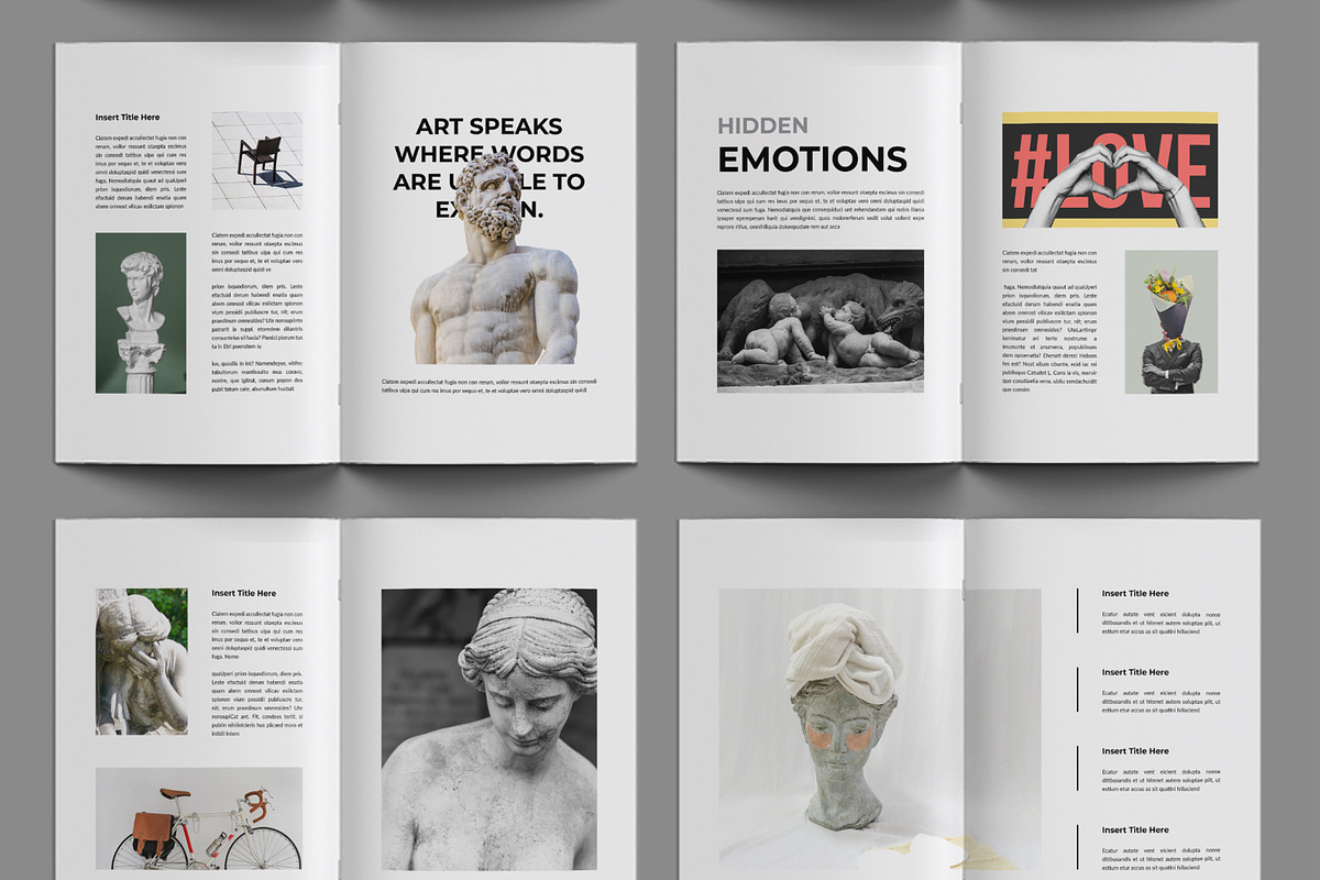 Fashion And Art Exhibition Magazine, a Magazine Template by ContestDesign (Photo 3 of 4)