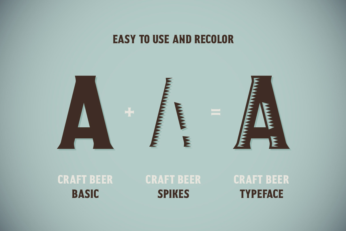 Craft Beer Typeface preview 4