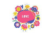 Vector Cute Flower Collection, a Decorative Illustration by Kattarina Po (Thumbnail 5 of 6)