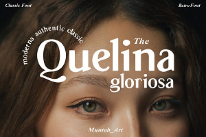 Quelina Gloriosa Retro Sans Serif