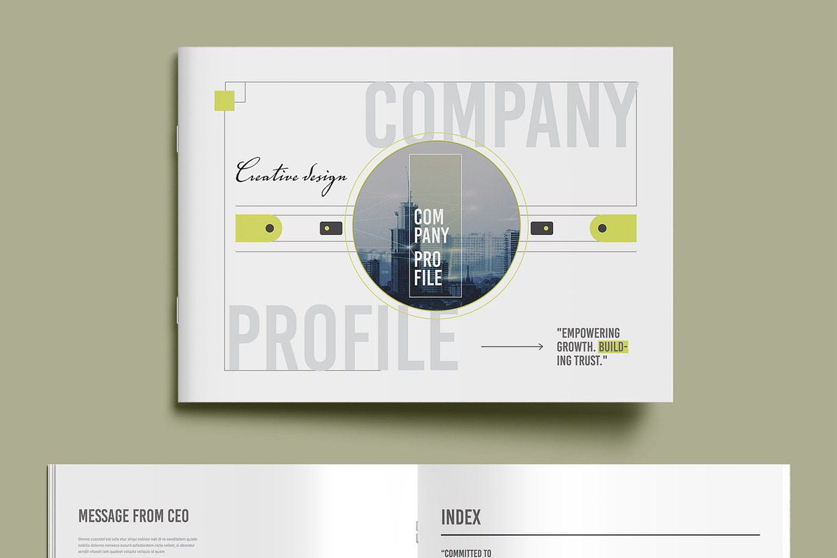 Business Company Profile Brochure, a Brochure Template by MightyDesign (Photo 2 of 9)