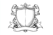 Hand-Drawn Heraldic Shield and Ribbo, a Graphic by BIPLOB EXPERT (Thumbnail 8 of 8)