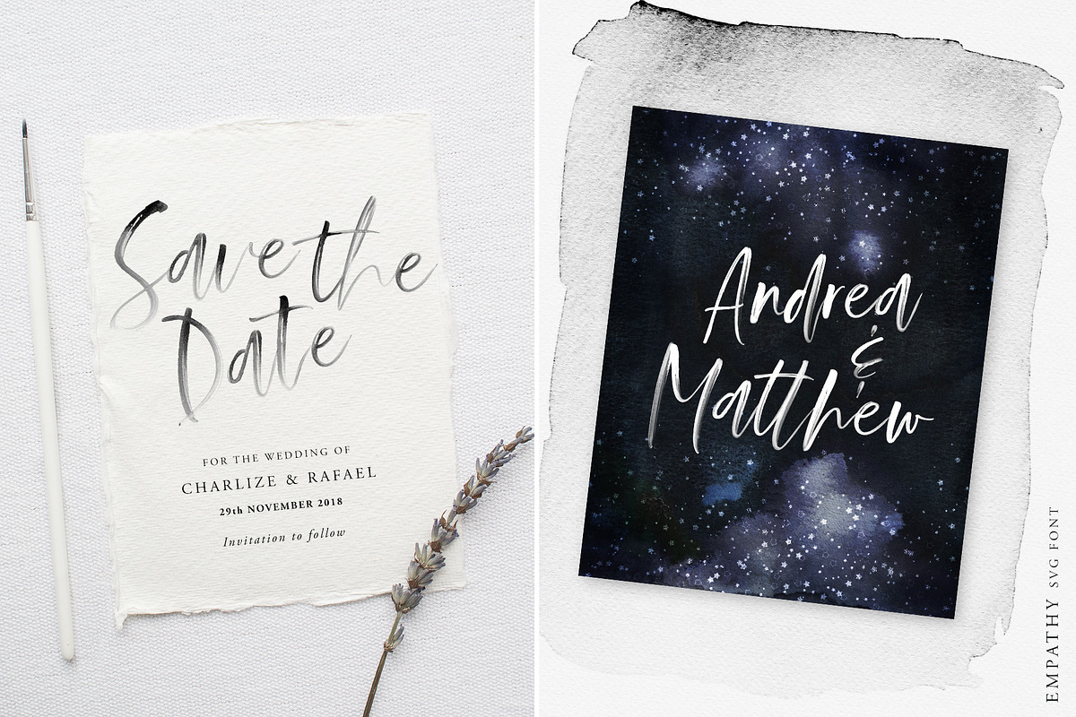 Empathy SVG Font preview 2