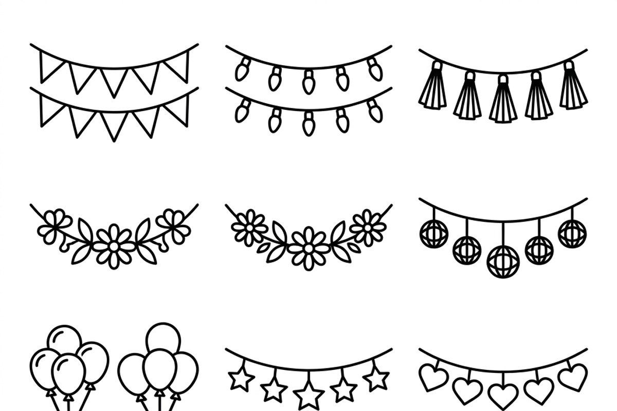Bundles Set Floral Wedding Icons, an Outline Icon by adenpinkstore (Photo 12 of 44)