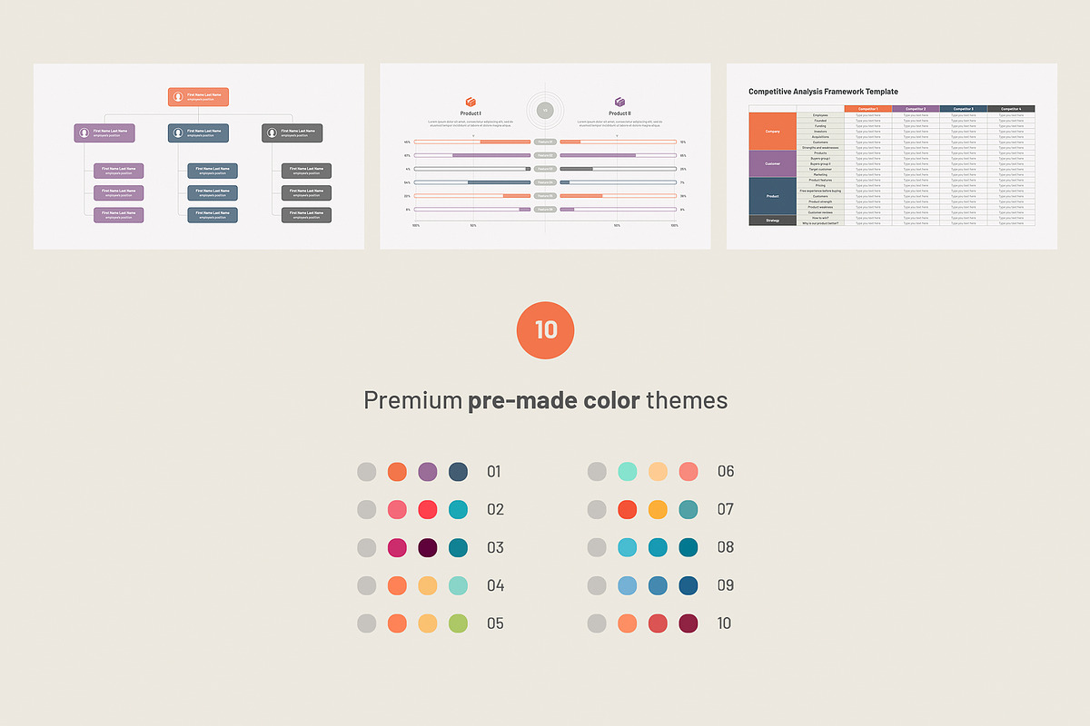 Startup Pitch Deck PowerPoint Slides, a Presentation Template by HiSlide.io (Photo 5 of 5)