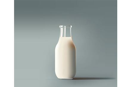 Vector illustration of fresh milk