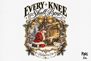 Every Knee Shall Bow Png, Nativity
