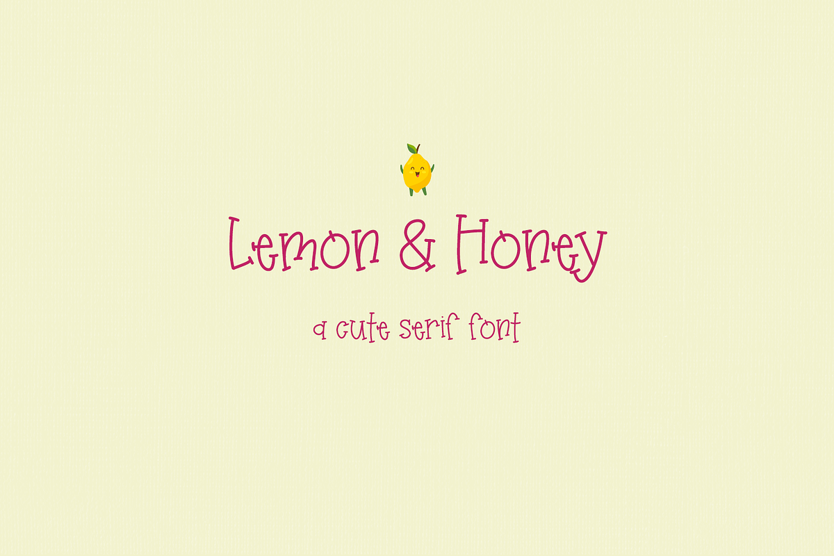 Lemon & Honey Serif, a Handwritten Font by Beck McCormick (Photo 1 of 10)