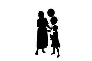 Happy Mother day card illustration, a Person Illustration by Nenahliadava Design