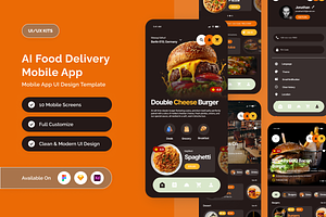Platify AI Food Delivery Mobile App, an App Template by twinstd