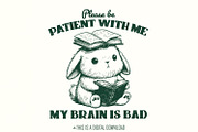 Bad Brain PNG, Retro Mental Health, an Illustration by SharpMarketplace (Thumbnail 1 of 9)