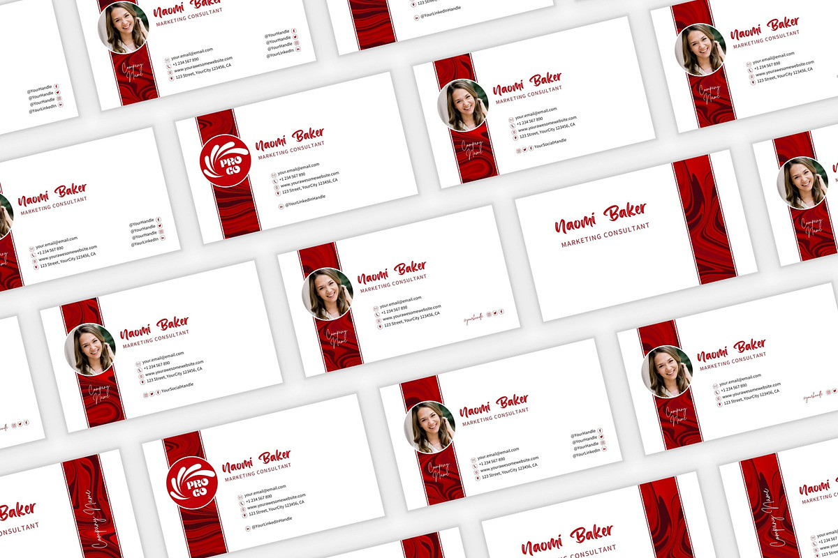 Professional Business Card Template, a Business Card Template by B2 Studio (Photo 11 of 11)